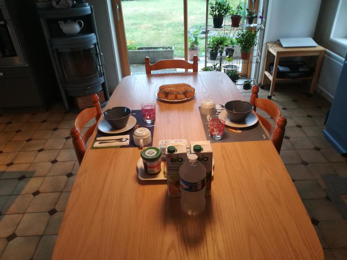 Les Agapanthes Bed & Breakfast Huisnes-sur-Mer Eksteriør bilde